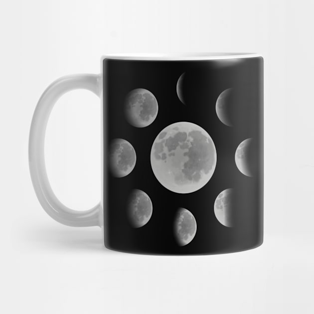 Moon Phase Astronomy Science Nerd Teacher Gift by KnMproducts